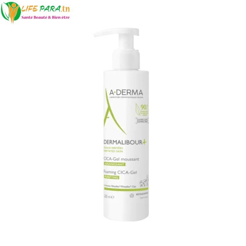 ADERMA DERMALIBOUR+ CICA Gel moussant assainissant 200 ml