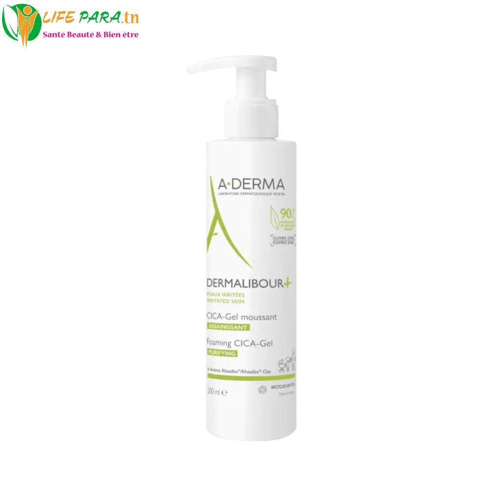 ADERMA DERMALIBOUR+ CICA Gel moussant assainissant 200 ml