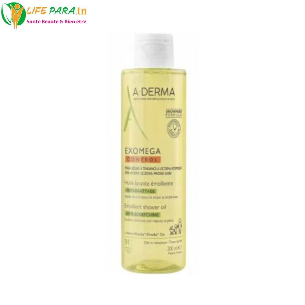 ADERMA EXOMEGA CONTROL Huile Lavante Émolliente Anti Grattage 200ML (1) ADERMA EXOMEGA CONTROL Huile Lavante Émolliente Anti Grattage 200ML (1)