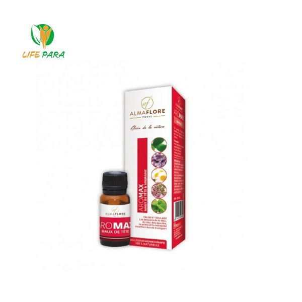 ALMAFLORE AROMAX ROLL ON MIGRAINE 10 ML