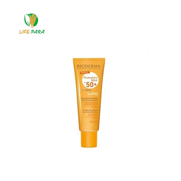 BIODERMA Photoderm MAX Aquafluide teinte dorée SPF 50+, 40ml