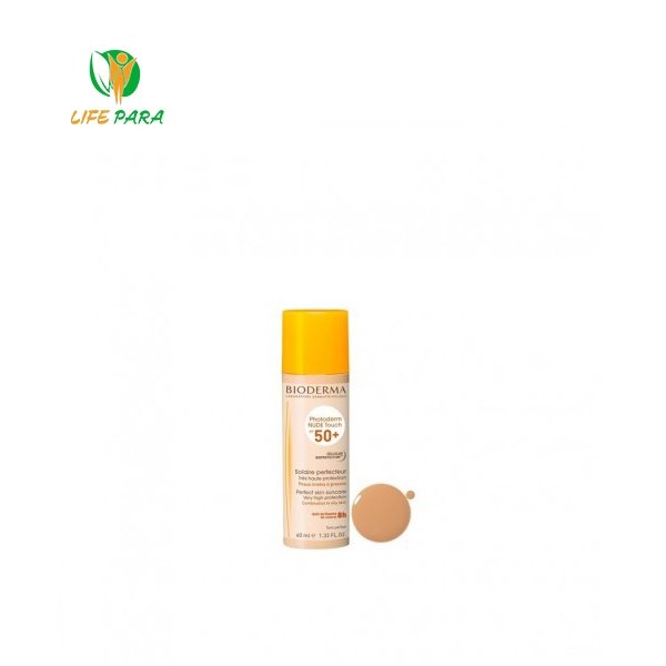 BIODERMA Photoderm NUDE Touch SPF 50+ Teinte Dorée, 40ml