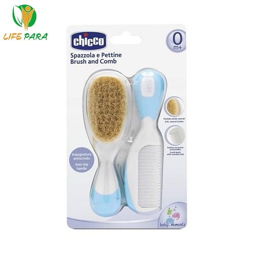 CHICCO BROSSE ET PEIGNE BLEU