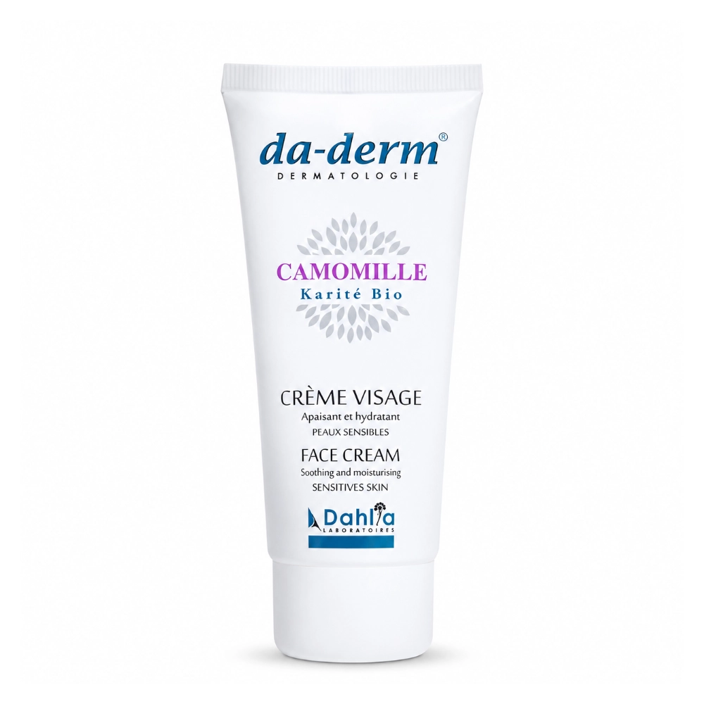 DAHLIA DADERM Crème Visage Camomille & Karité Bio (100 mL)