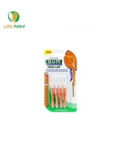 GUM Brossettes Traveler ultrafine cylindrique 0.9 bte de 4 (1412)