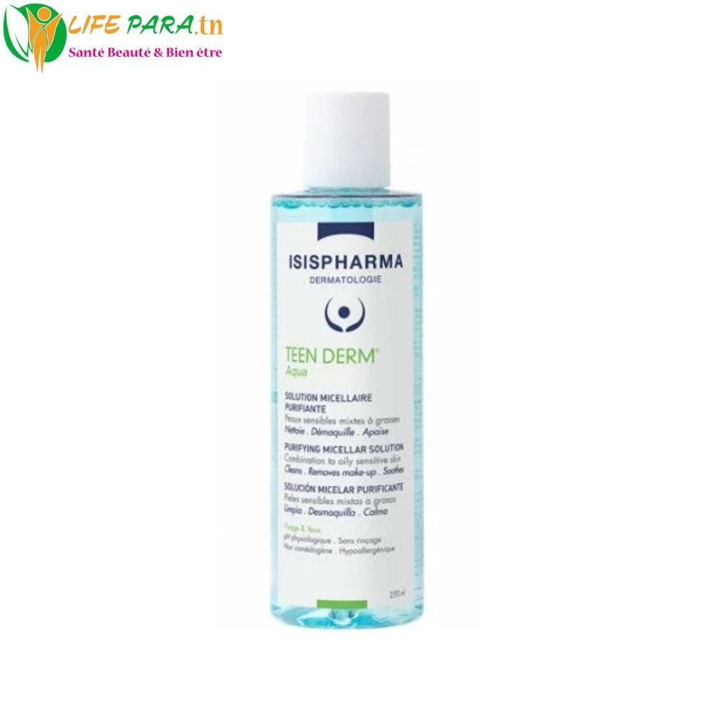 ISISPHARMA Teen Derm Aqua – Solution micellaire purifiante 250 ml ISISPHARMA Teen Derm Aqua – Solution micellaire purifiante 250 ml