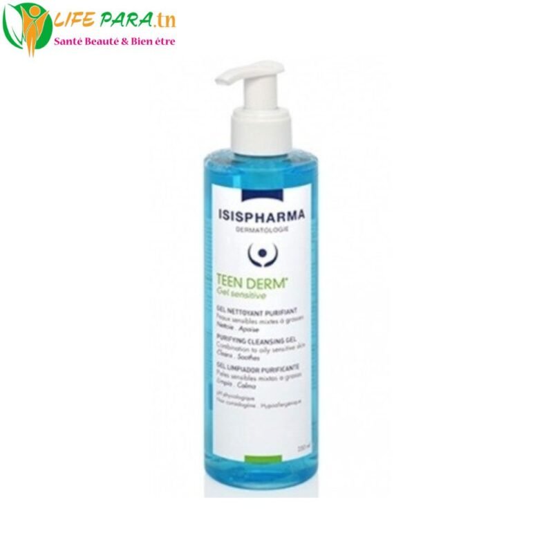 ISISPHARMA Teen Derm Gel Sensitive Gel nettoyant purifiant 250 ml
