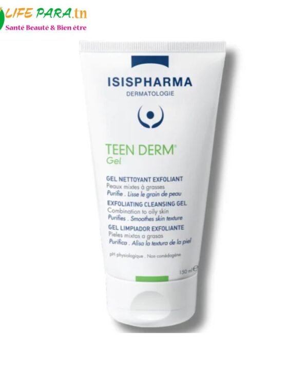 ISISPHARMA Teen Derm Gel nettoyant exfoliant anti imperfections 150 ml
