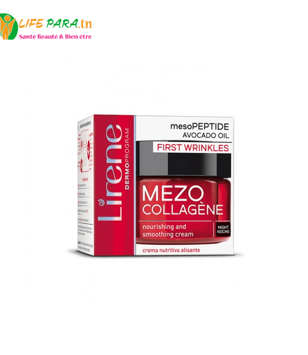 LIRENE Mezo Collagène Crème de Nuit, Premières Rides 50 ML