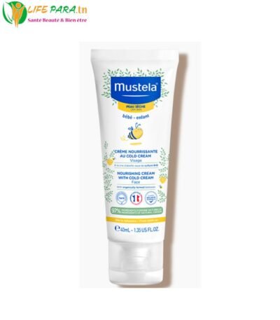 MUSTELA Crème Nourrissante Visage au Cold Cream à la Cire d’Abeille 40 ml