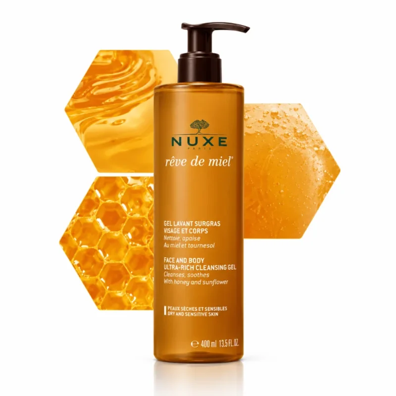 Nuxe Rêve de miel Gel nettoyant SURGRAS 400ML