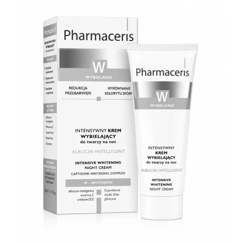 PHARMACERIS W Albucin Intensive Crėme de Nuit éclaircissante, 30ml