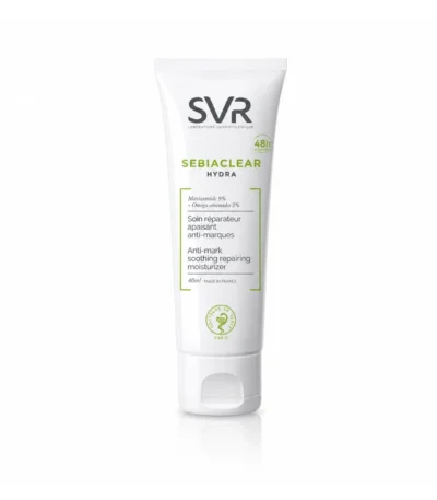 SVR Sebiaclear Hydra Soin Réparateur Apaisant Anti-Marques, 40 ml
