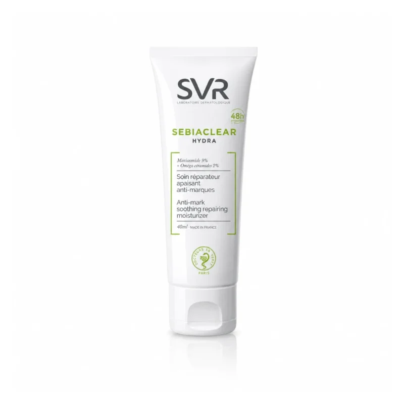 SVR Sebiaclear Hydra Soin Réparateur Apaisant Anti-Marques, 40 ml