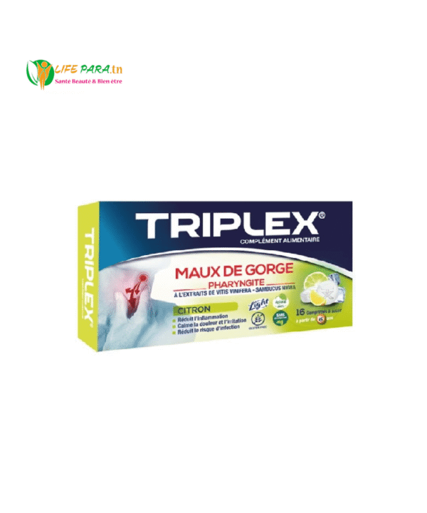 Triplex Maux de Gorge 16 comprimés Citron