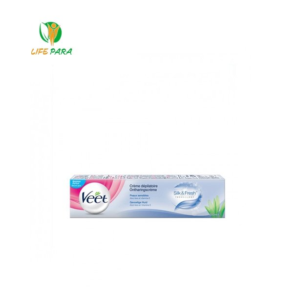 VEET Crème Dépilatoire Veet Peaux Sensibles Silk & Fresh 100ML