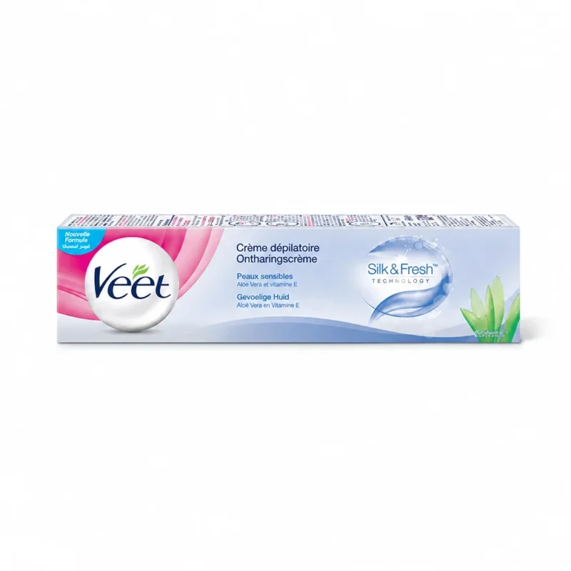 VEET Crème Dépilatoire Veet Peaux Sensibles Silk & Fresh 100ML Lifepara Tunisie