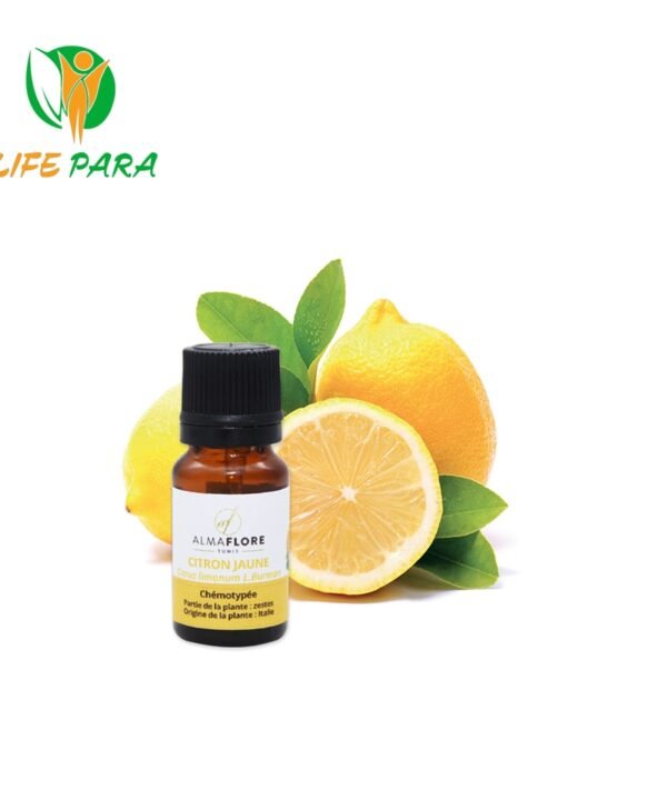 ALMAFLORE Huile Essentielle de Citron jaune BIO, 10ML