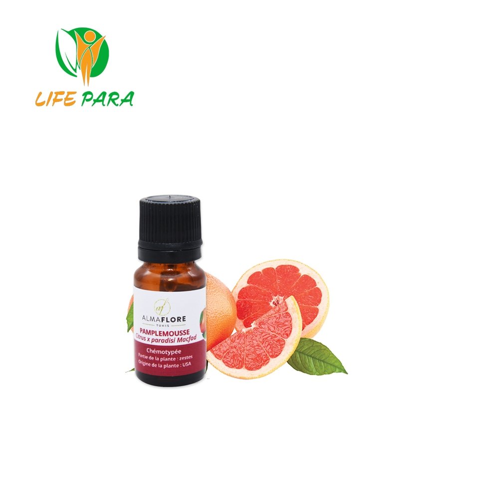 ALMAFLORE Huile Essentielle de Pamplemousse BIO, 10ML