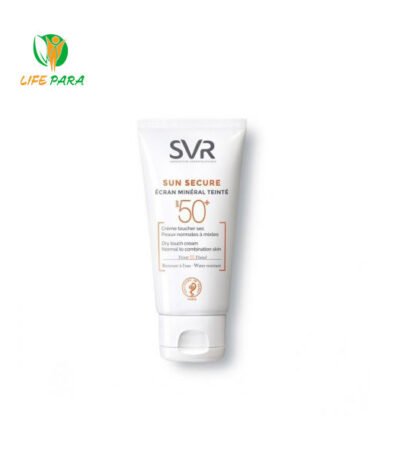 SVR SUN SECURE ÉCRAN MINÉRAL TEINTÉ - Peaux normales à mixtes SPF 50+, 50ml