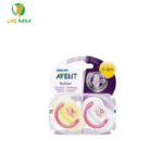 AVENT 2 SUCETTES FASHION FILLE 0-6M