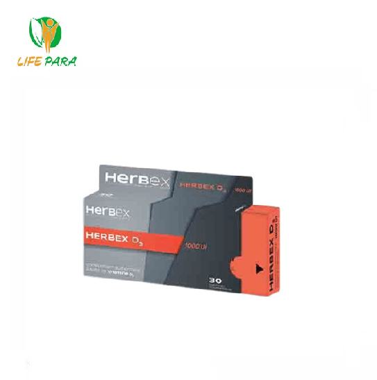 HERBEX D3 1000UI BT HERBEX D3 1000UI B/30 CP – Image 1