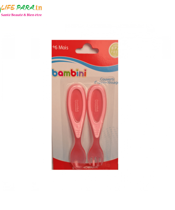 BAMBINI COUVERTS 2 PIÈCES ROSE (443)