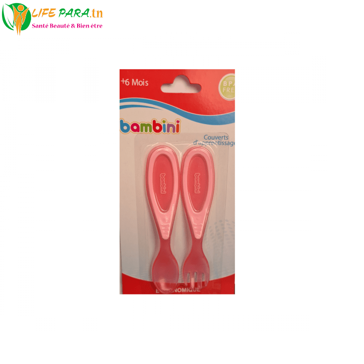 BAMBINI COUVERTS 2 PIÈCES ROSE (443)