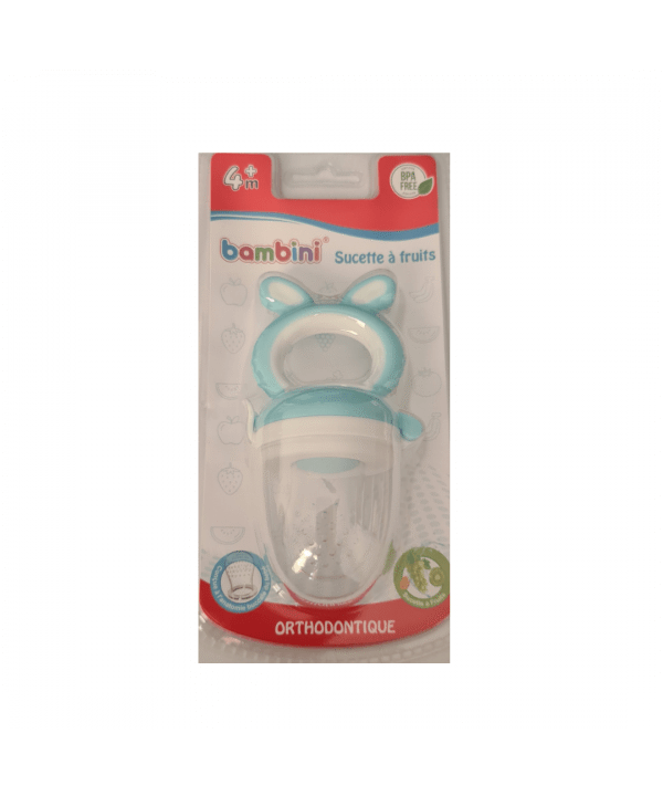 BAMBINI SUCETTE À FRUIT BLEU 4 M +