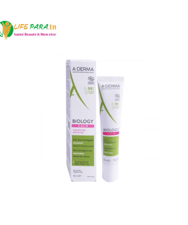 ADERMA BIOLOGY CALM SOIN APAISANT PEAUX REACTIVES 40ML