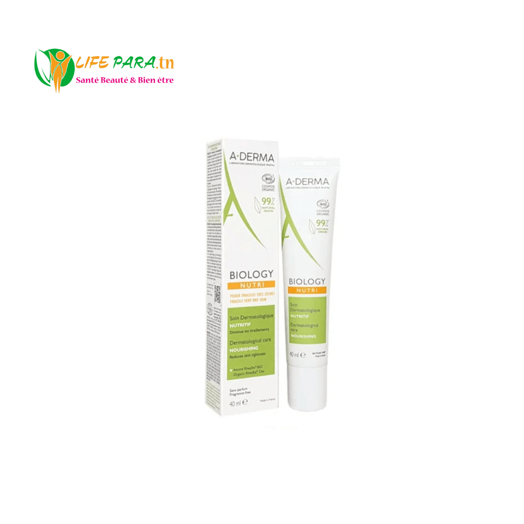 A-DERMA BIOLOGY NUTRI SOIN NUTRITIF PEAUX FRAGILES TRES SECHES 40ML ADERMA BIOLOGY NUTRI SOIN NUTRITIF PEAUX FRAGILES TRES SECHES 40ML – Image 1