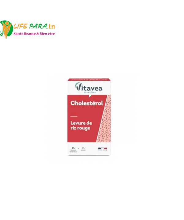 VITAVEA CHOLEST CONTROL LEVURE DE RIZ ROUGE 15 GELULES