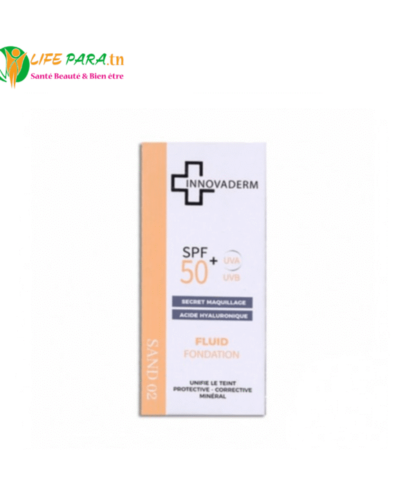 INNOVADERM SPF50+ FOND DE TEINT (02) SAND 30ML