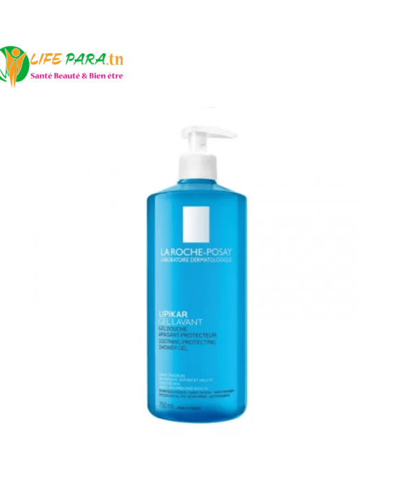 LA ROCHE POSAY LIPIKAR GEL LAVANT , GEL DOUCHE APAISANT PROTECTEUR 750 ml