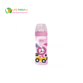CHICCO BIBERON EN PLASTIQUE 250 ML