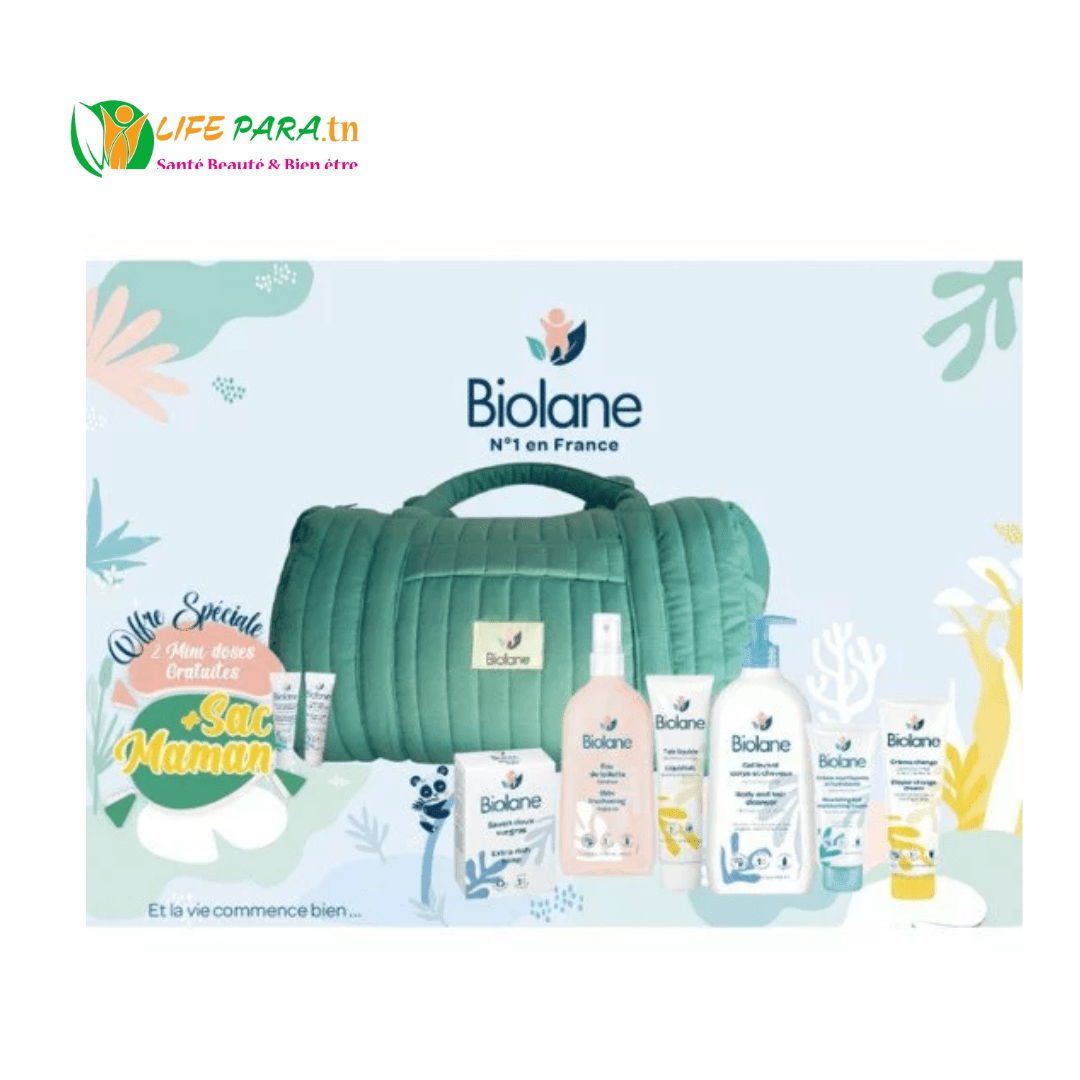 BIOLANE SAC MAMAN MATELASSE VERT BIOLANE SAC MAMAN MATELASSE VERT – Image 1