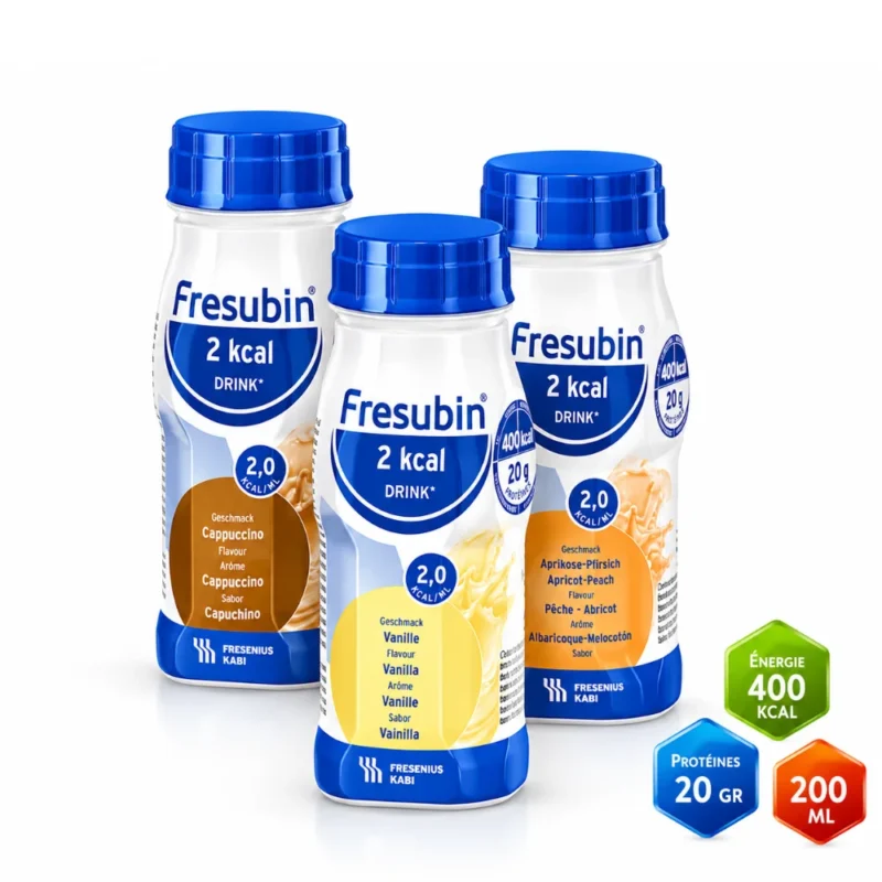FRESUBIN 2 KCAL DRINK AVEC 20 G DE PROTÉINES (ÉQUIVALENT À FORTIMEL)