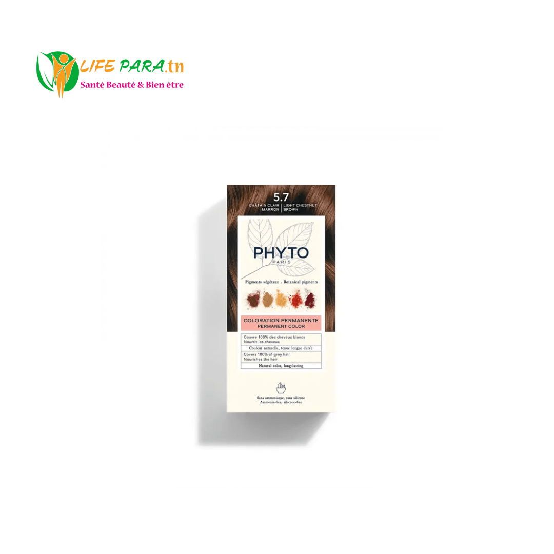 PHYTOCOLOR 5.7 CHÂTAIN CLAIR MARRON PHYTOCOLOR 5.7 CHÂTAIN CLAIR MARRON – Image 1