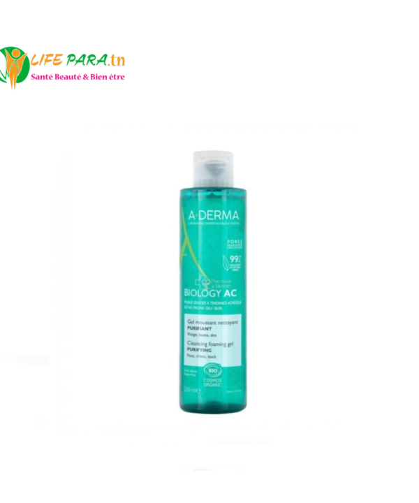 ADERMA BIOLOGY AC Gel Moussant Nettoyant Purifiant 200ML