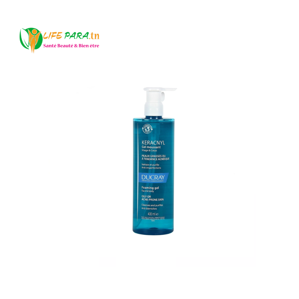 DUCRAY KERACNYL GEL MOUSSANT 400 ML