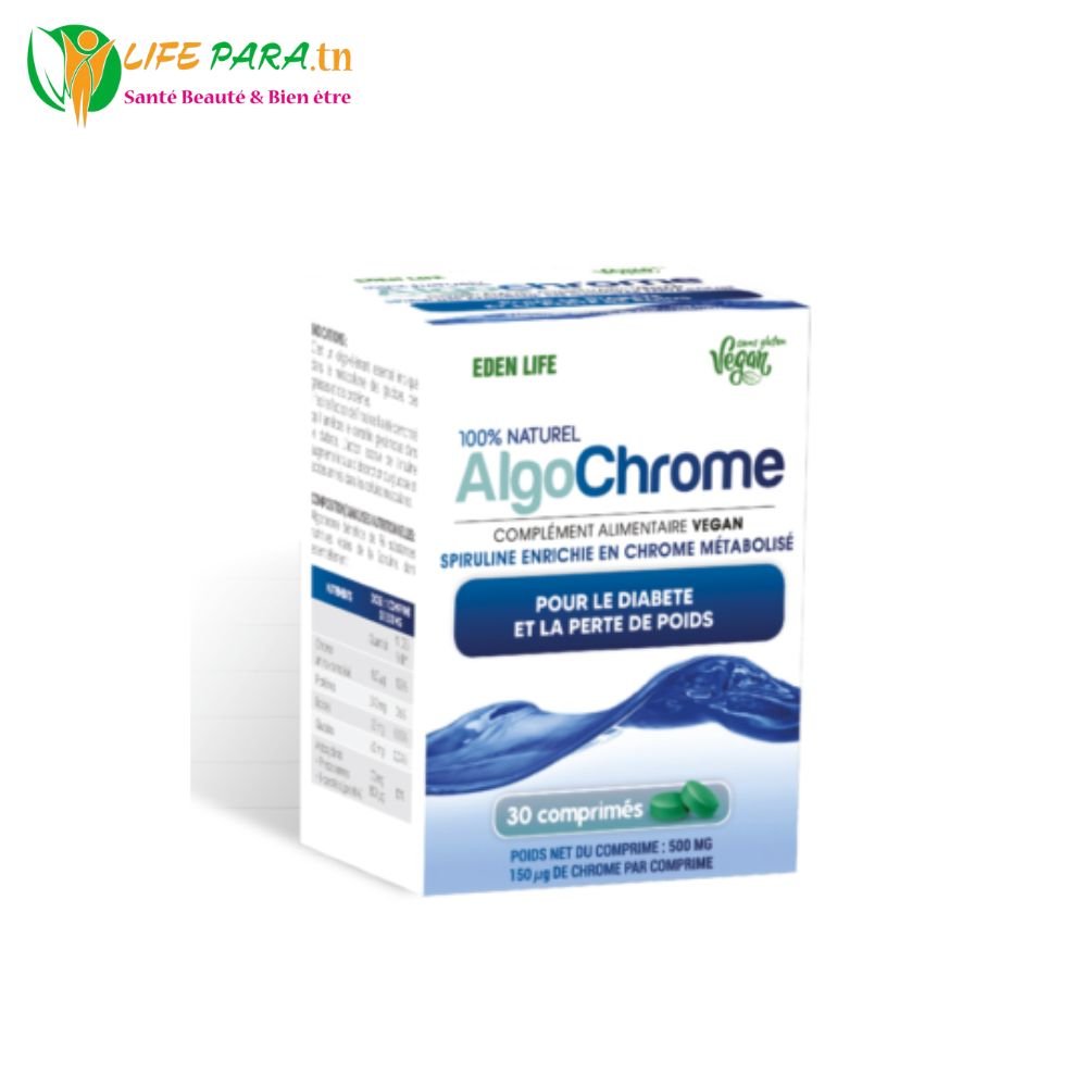 EDEN LIFE ALGO CHROME 30 COMPRIMES