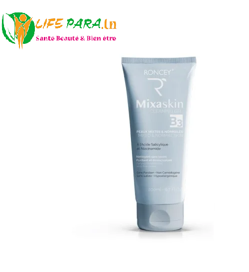 Sans titre RONCEY MIXASKIN GEL NETTOYANT PEAUX NORMALES A MIXTES 200ML – Image 1