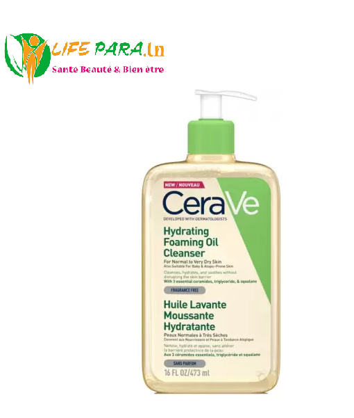 Sans titre CERAVE HUILE LAVANTE MOUSSANTE HYDRATANTE 473 ML – Image 1
