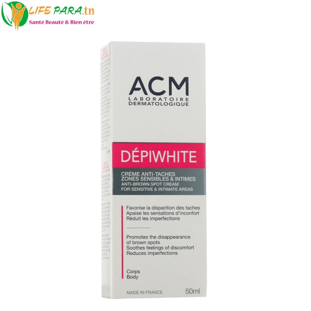 ACM DEPIWHITE CREME ECLAIRCISSANTE ZONES INTIMES ET SENSIBLES 50ML (1)