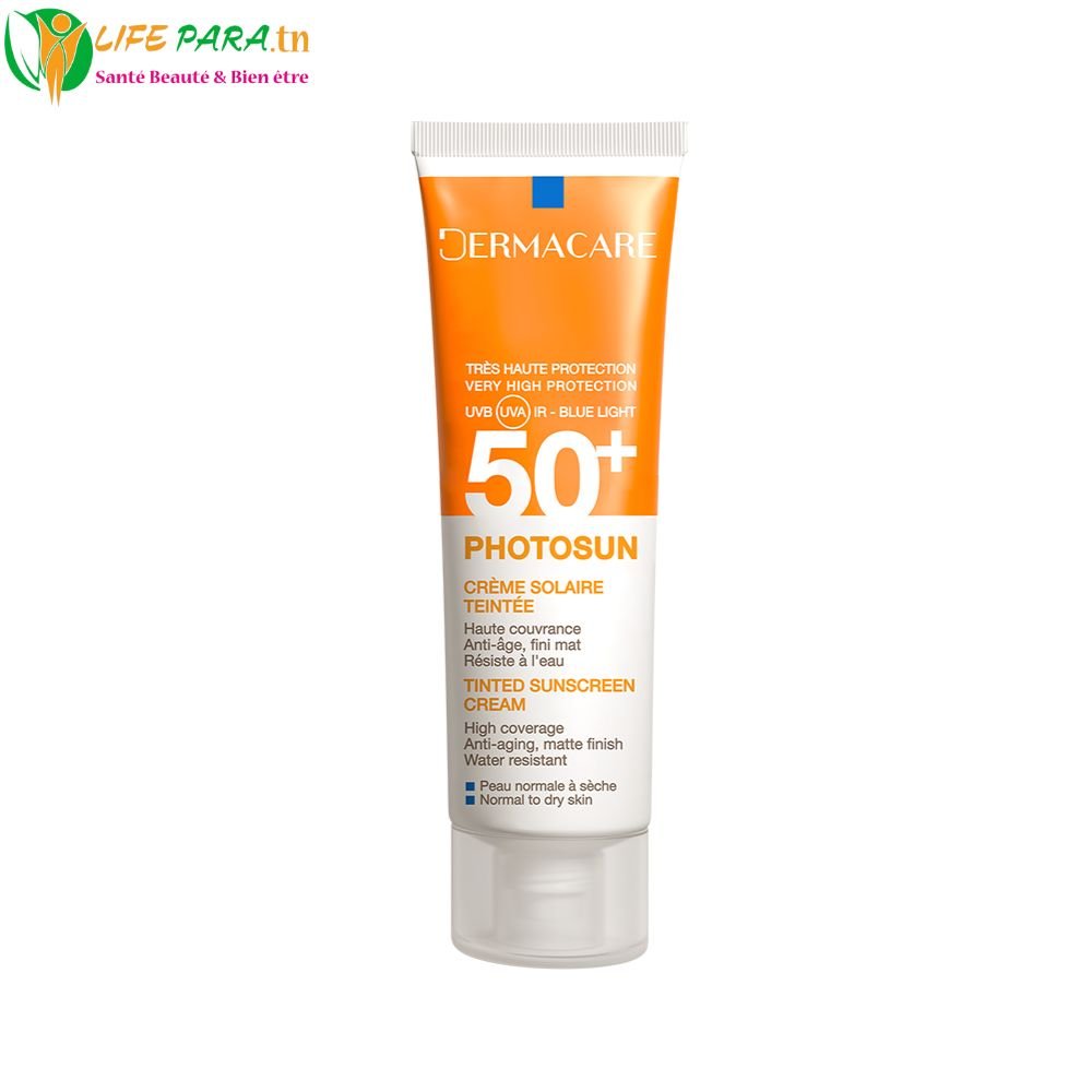DERMACARE PHOTOSUN Crème Teintée1.5 Peaux Normales à Sèches 50 ml