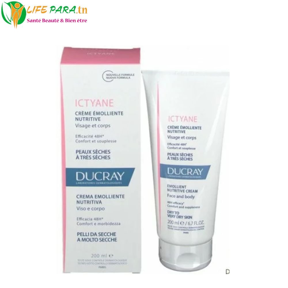DUCRAY ICTYANE crème émolliente nutritive 200 ml DUCRAY ICTYANE crème émolliente nutritive 200 ml