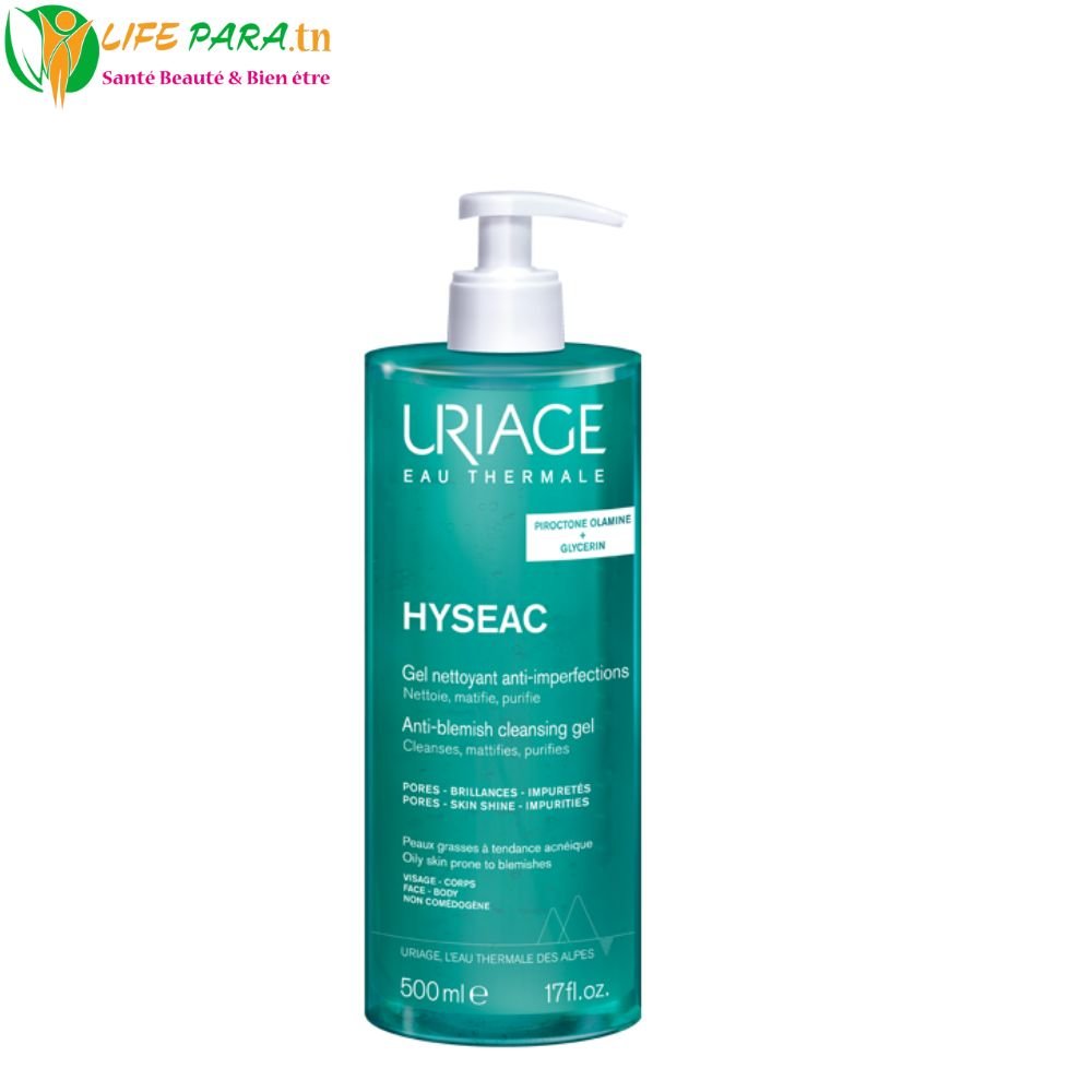 URIAGE HYSEAC gel nettoyant anti imperfections 500ml URIAGE HYSEAC gel nettoyant anti imperfections 500ml