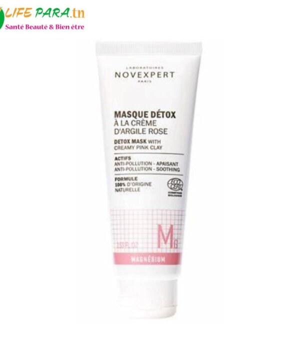 NOVEXPERT Masque Détox à la Crème d’Argile Rose 75 ml