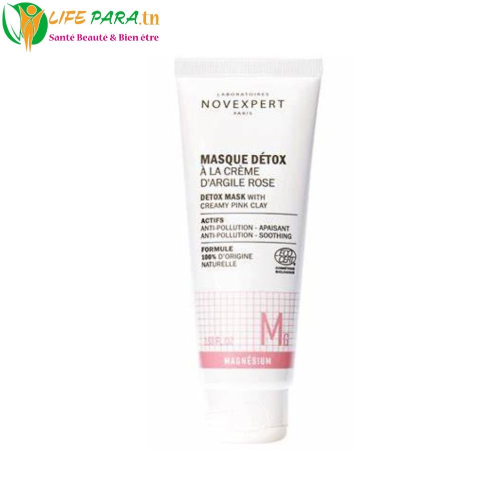 NOVEXPERT Masque Détox à la Crème d’Argile Rose 75 ml NOVEXPERT Masque Détox à la Crème d’Argile Rose 75 ml