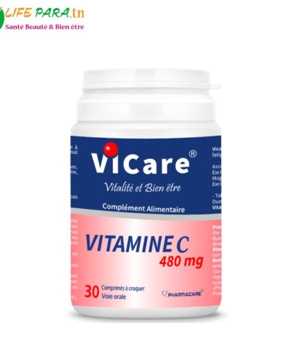 Pharmacare Vicare C 480 mg 30 comprimés à croquer